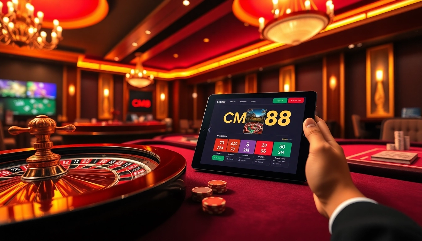 Experience CM88's thrilling online gambling with exciting poker, roulette, and betting.