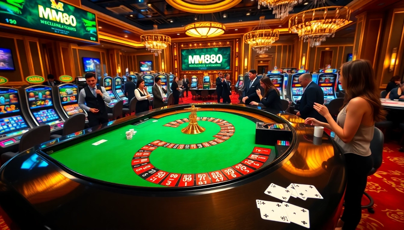 Players immerse in thrilling games at https://mm88.observer/ casino, enjoying roulette and slots.