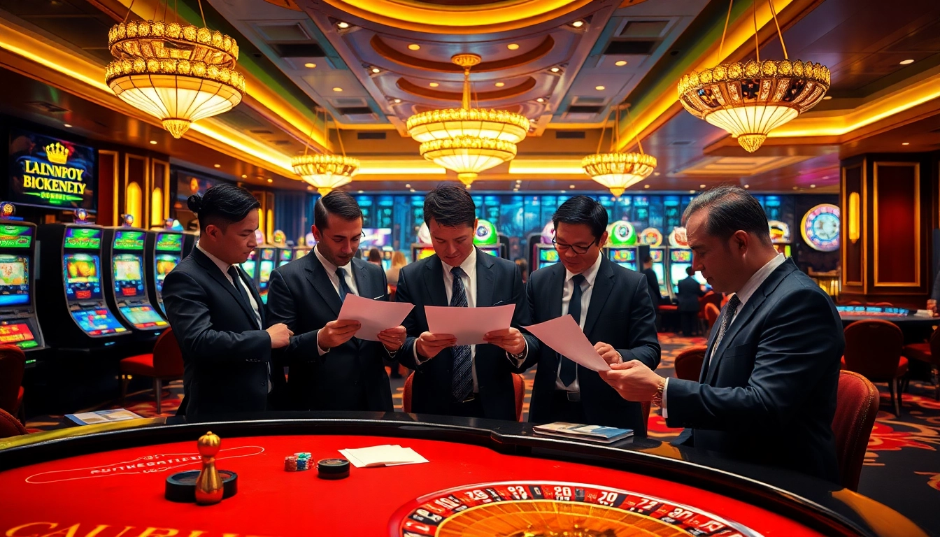 Intensely strategizing around a poker table, nhận định kèo nhà cái enriches the excitement of high-stakes gambling.