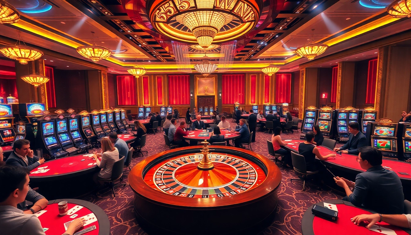 Experience the thrill of 555 win at a vibrant casino with exciting games and luxury.