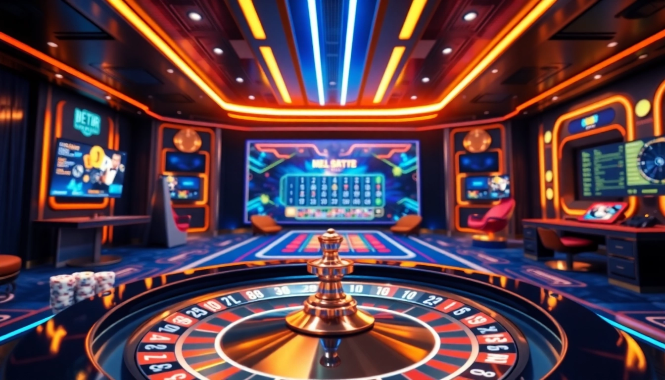 Découvrez le nouveau casino en ligne avec une interface moderne et des éléments de jeu captivants.