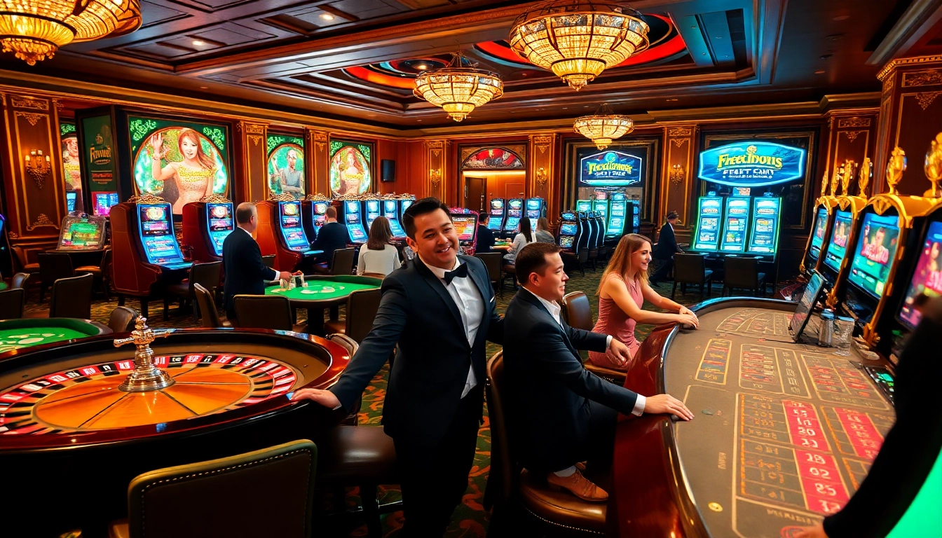 Players enjoying thrilling games at F8BET COM casino, highlighting excitement and strategy.