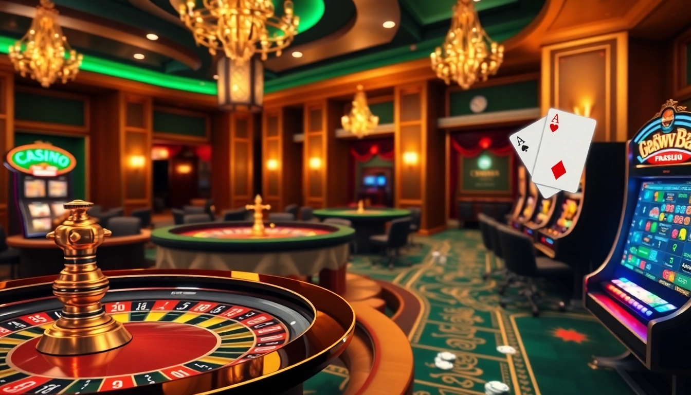 Experience the thrill of casino online france with an immersive, luxurious virtual gaming atmosphere featuring roulette, slots, and poker tables.