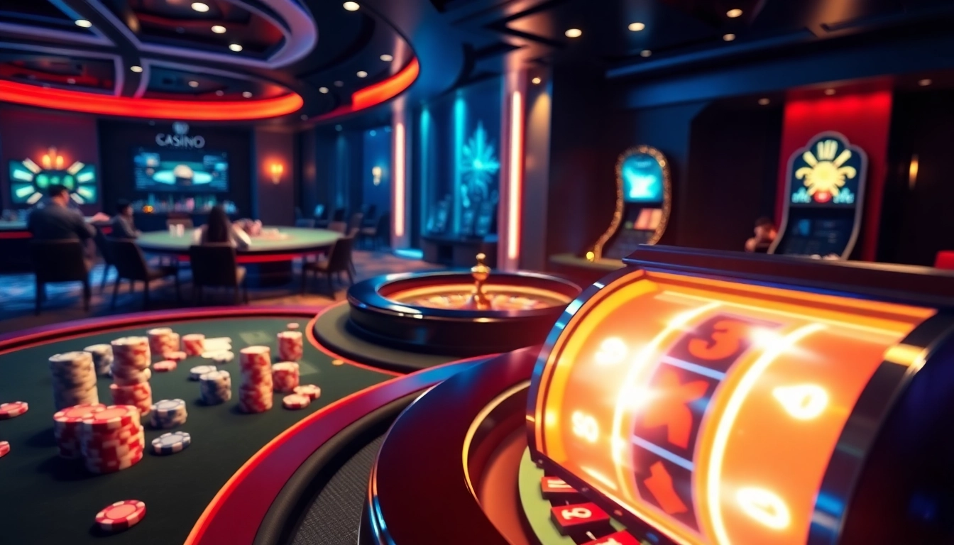 Interface captivante présentant le casino en ligne France avec des jeux dynamiques et des fonctionnalités de casino immersives.